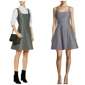 Theory Trekana Circuit Women’s Knit Mini Fit n Flare Dress Contemporary Office 6